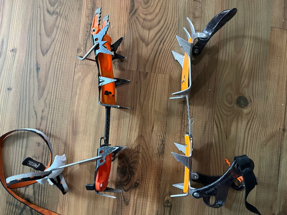 アイスクライマー Ice axes and Crampons, an depth look — International Alpine Guides